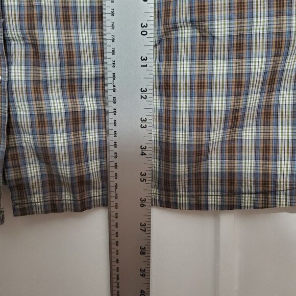 Cowgirl plaid shirt dress with Western-style embroidery and self-tie belt Size M - Picture 11 of 16